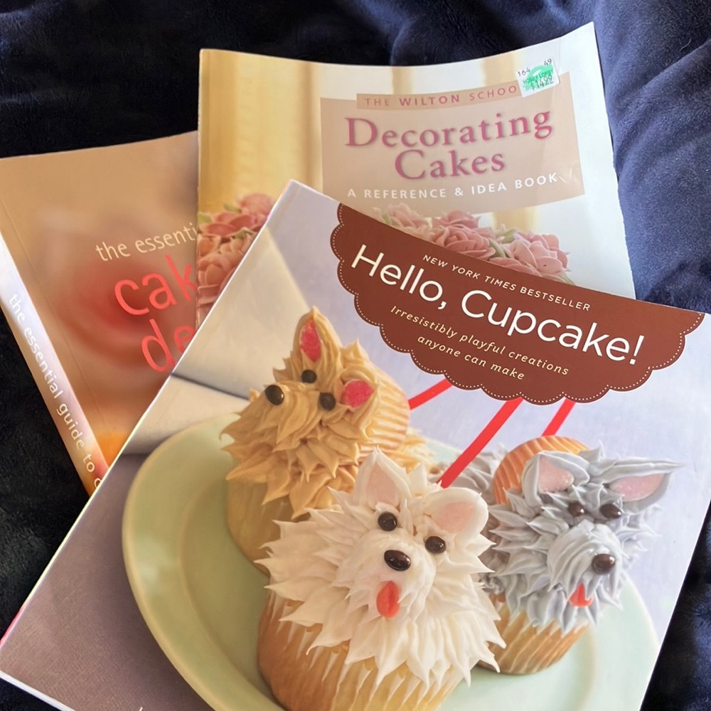 Set of Three Cake & Cupcake Decorating Books